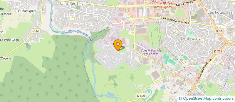 localisation de l'entreprise DESK  SAINT-BERTHEVIN