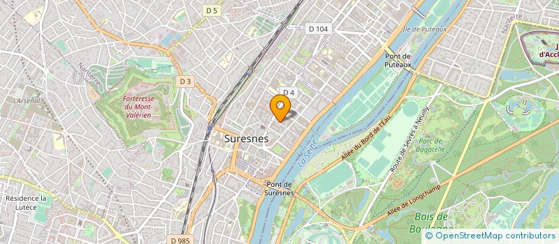 localisation de l'entreprise DESK à SURESNES