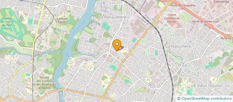 localisation de l'entreprise DESKIN à NANTES