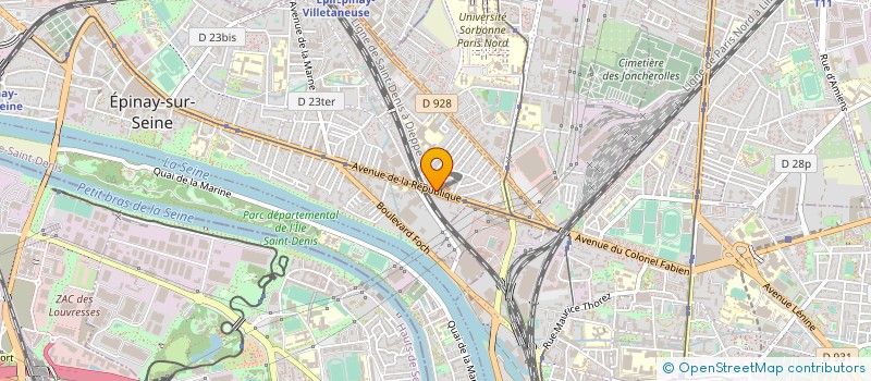 localisation de l'entreprise DESKING à EPINAY-SUR-SEINE