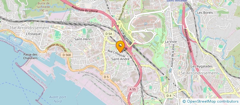 localisation de l'entreprise DESKUP à MARSEILLE