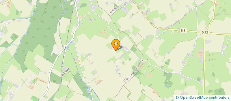 localisation de l'entreprise DESLANDES  MALICORNE SUR SARTHE