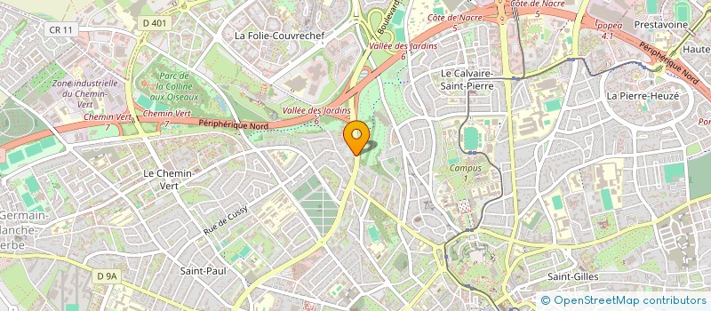 localisation de l'entreprise DESLANDES COSMETICS à CAEN