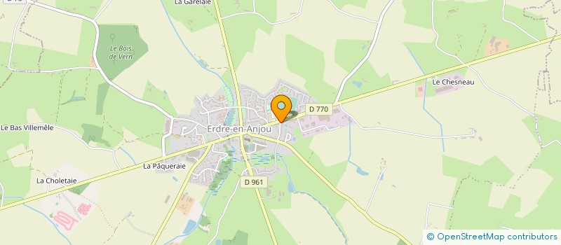 localisation de l'entreprise DESLANDES COUVERTURE  ERDRE-EN-ANJOU