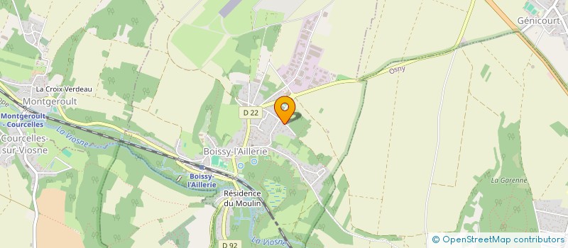 localisation de l'entreprise DESLANDES INFO  BOISSY-L'AILLERIE