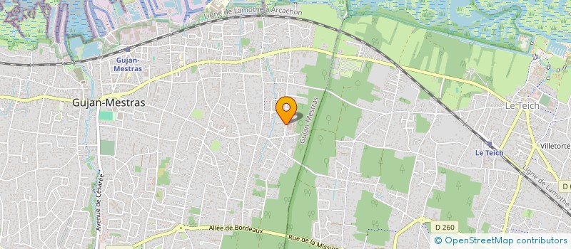 localisation de l'entreprise DESLANDRES / VALIERE INDIVISION à GUJAN-MESTRAS