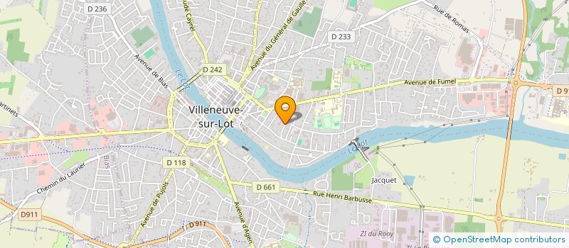 localisation de l'entreprise DESLAURIERS  VILLENEUVE-SUR-LOT