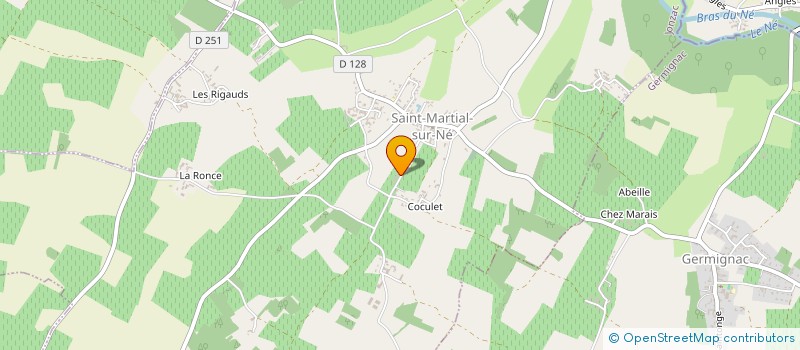 localisation de l'entreprise DESLIS  SAINT-MARTIAL-SUR-NE