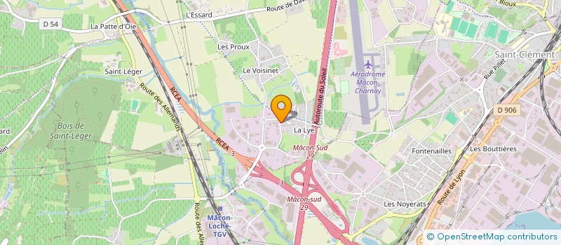 localisation de l'entreprise DESLIX à CHARNAY-LES-MACON