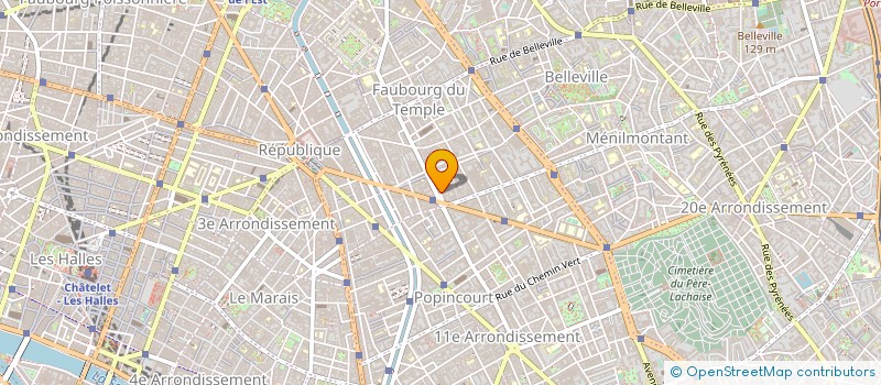 localisation de l'entreprise DESLOVAR à PARIS