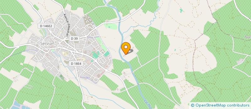 localisation de l'entreprise DESLU  SERVIAN