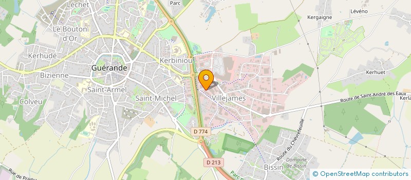 localisation de l'entreprise DESLY à GUERANDE