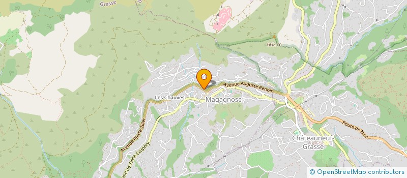 localisation de l'entreprise DESLYS à GRASSE