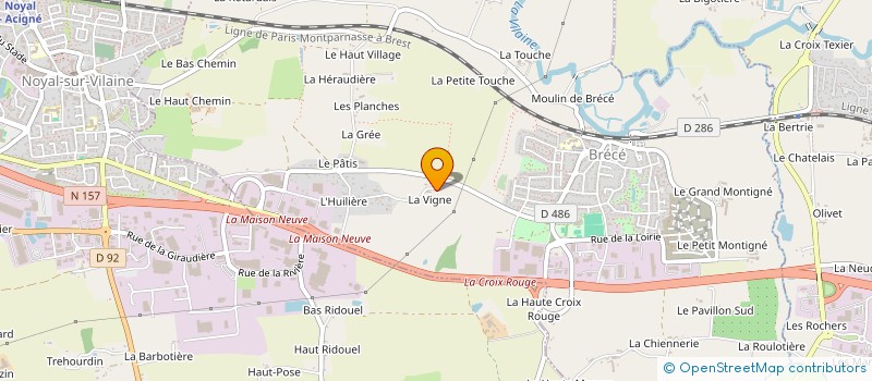 localisation de l'entreprise DESM  BRECE