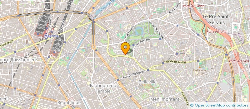 localisation de l'entreprise DESM - ONE  PARIS