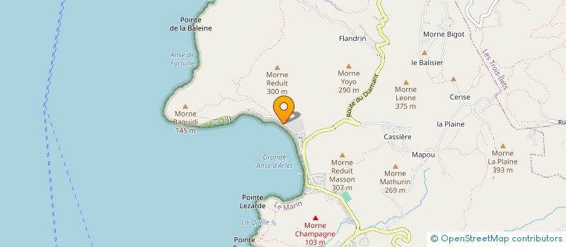 localisation de l'entreprise DESMA à LES ANSES-D'ARLET