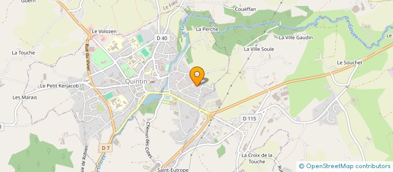 localisation de l'entreprise DESMAG  QUINTIN