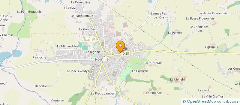 localisation de l'entreprise DESMALOVA BEAUTY  ROMILLE