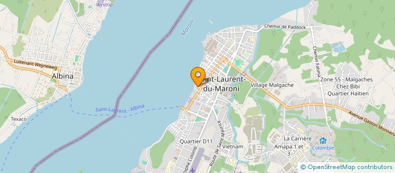 localisation de l'entreprise DESMANGLES ECO CONDUITE à SAINT-LAURENT-DU-MARONI
