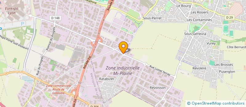 localisation de l'entreprise DESMARAIS FITNESS  GENAS