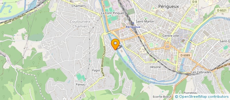 localisation de l'entreprise DESMARCEL  COULOUNIEIX CHAMIERS