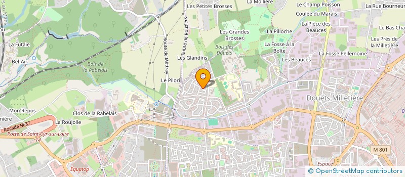 localisation de l'entreprise DESMARCHAMBOULTOUS  TOURS