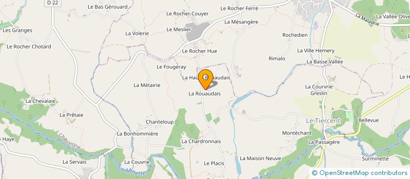 localisation de l'entreprise DESMARES  LE TIERCENT