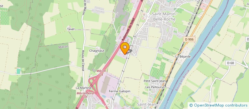 localisation de l'entreprise DESMARIS JARDIN SERVICES  SAINT-MARTIN-BELLE-ROCHE