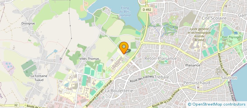 localisation de l'entreprise DESMARS - BORRECA  SAINT-NAZAIRE