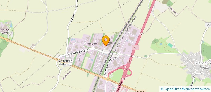 localisation de l'entreprise DESMAZIERES  MONCHY-LE-PREUX