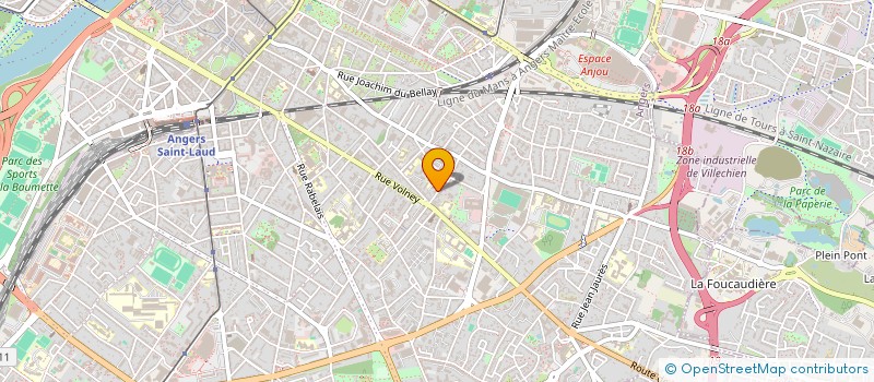 localisation de l'entreprise DESMAZIERES à ANGERS