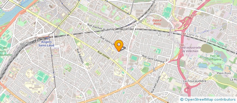localisation de l'entreprise DESMAZIERES à ANGERS