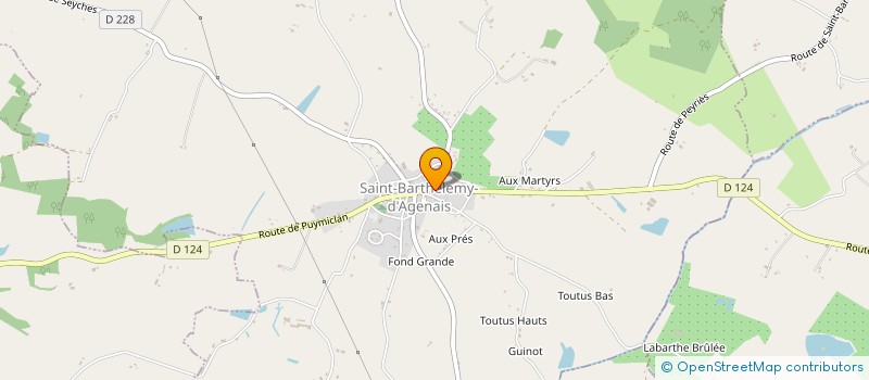 localisation de l'entreprise DESMET  SAINT-BARTHELEMY-D'AGENAIS