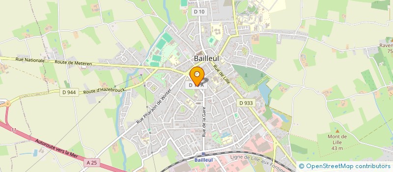 localisation de l'entreprise DESMET à BAILLEUL