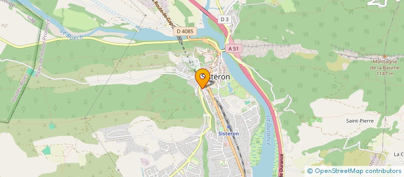 localisation de l'entreprise DESMET ECOBAT  SISTERON