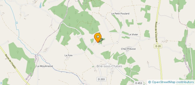 localisation de l'entreprise DESMIER P DHENIN T ET THEODORE P à CHALAIS