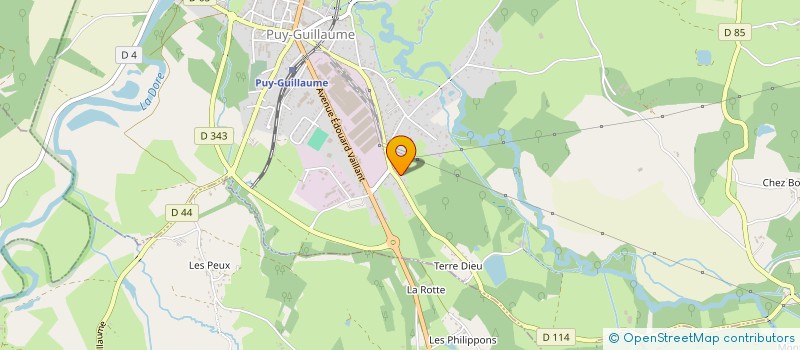 localisation de l'entreprise DESMO  PUY-GUILLAUME