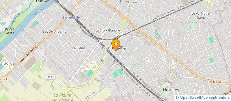 localisation de l'entreprise DESMOINE  SARTROUVILLE