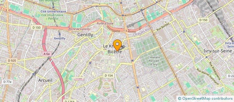 localisation de l'entreprise DESMONS PRACTICE ENVIRONNEMENT  LE KREMLIN-BICETRE