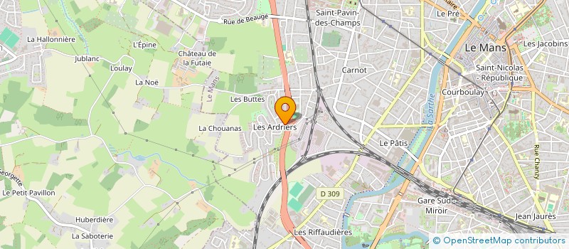 localisation de l'entreprise DESMOS PROPRETE  LE MANS