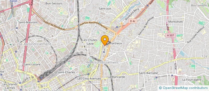 localisation de l'entreprise DESMOTS ET DES NOTES à MARSEILLE 4EME