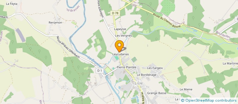 localisation de l'entreprise DESMOULIN ET FILS à LISLE