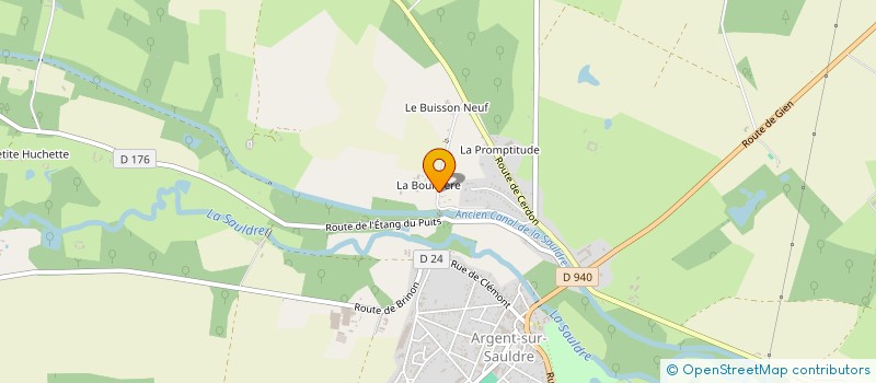 localisation de l'entreprise DESMOULINS CERVEAU à ARGENT-SUR-SAULDRE