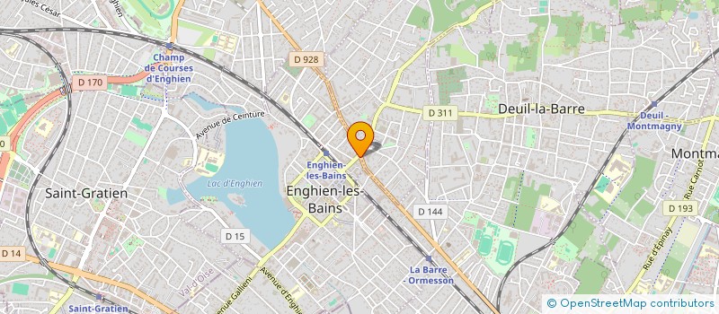 localisation de l'entreprise DESN  ENGHIEN-LES-BAINS