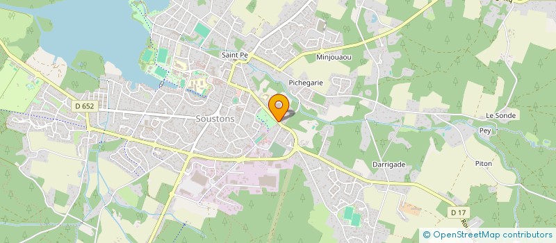 localisation de l'entreprise DESNALAND SERRURERIE MOTOCULTURE à SOUSTONS