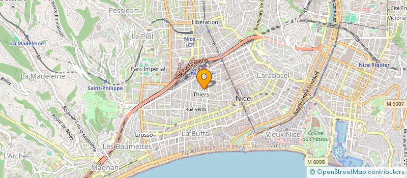 localisation de l'entreprise DESNEUVE  NICE