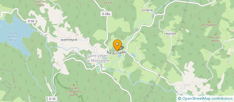 localisation de l'entreprise DESNI  LA JONCHERE ST MAURICE