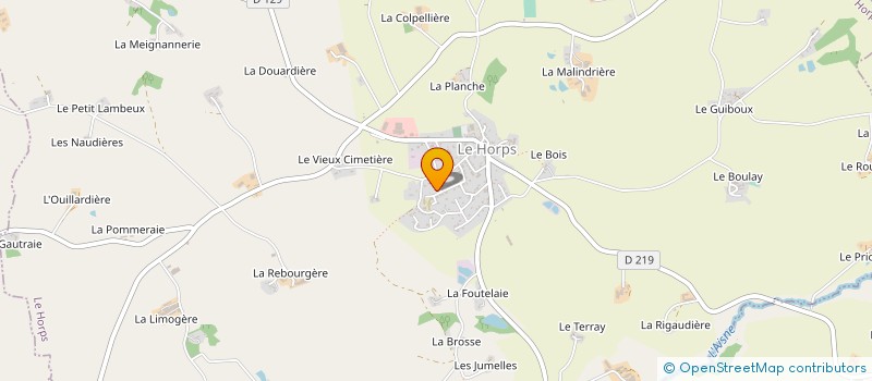 localisation de l'entreprise DESNIVES  LE HORPS