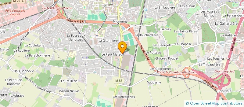 localisation de l'entreprise DESNOA  JOUE-LES-TOURS