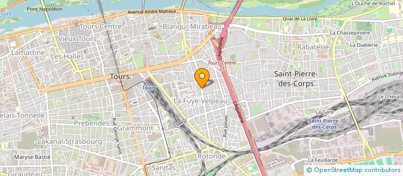 localisation de l'entreprise DESNORI  TOURS